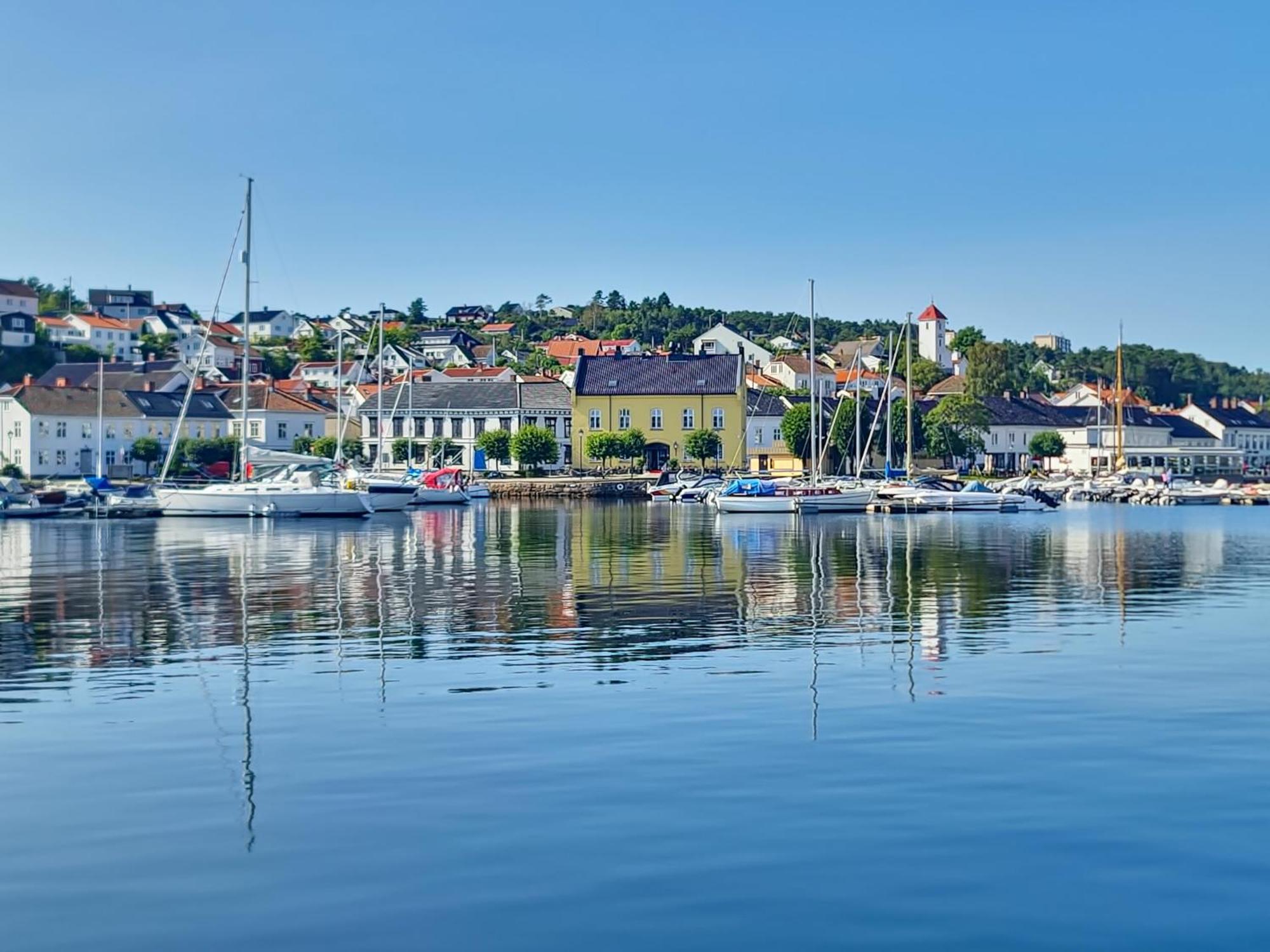 Det Lille Hotel Risør Buitenkant foto